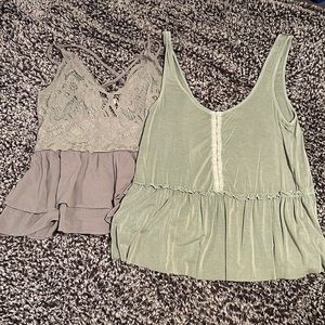 Flowy tank tops